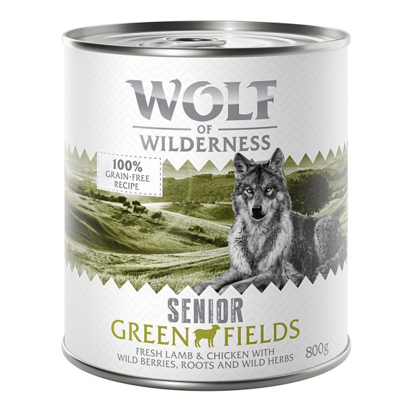 12x800g Wolf of Wilderness Honden Natvoer