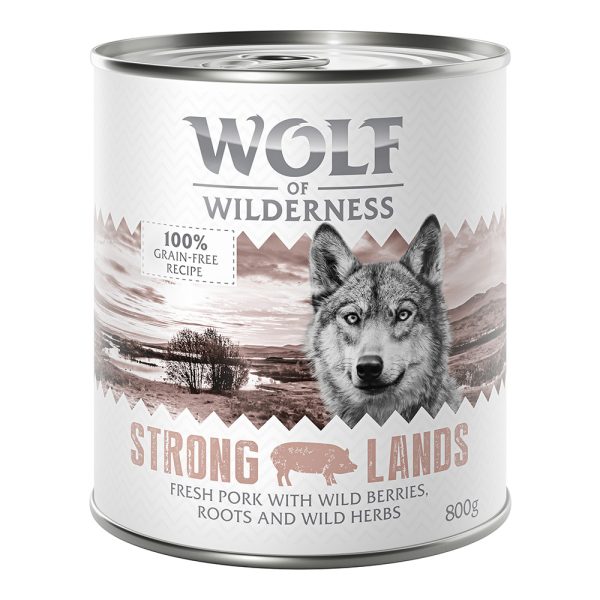 12x800g Wolf of Wilderness Honden Natvoer