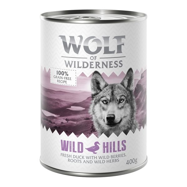6 x 400 g Wild Hills - Eend Hondenvoer