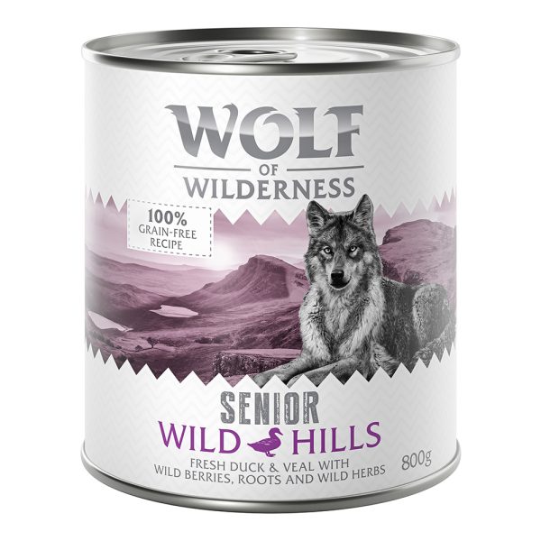 12x800g Wolf of Wilderness Honden Natvoer