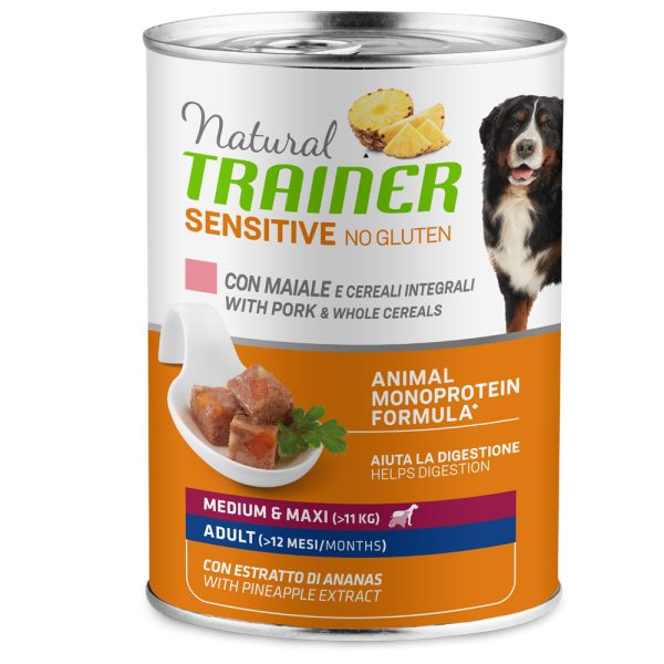 400g met Varkensvlees & Volkoren Sensitive Trainer Natuurlijk Umido Honden