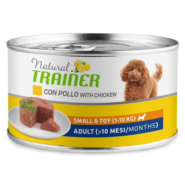 6x150g met kip Small & Toy Adult Trainer Naturel Natte Honden