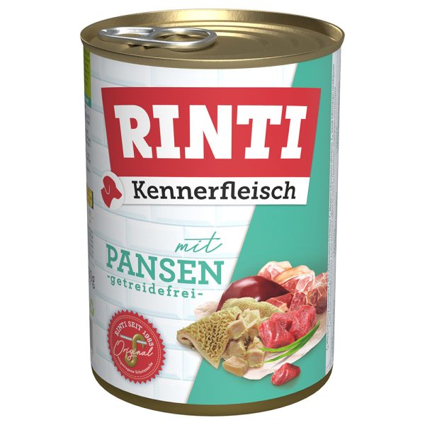 Voordeelpakket Rinti "Kennerfleisch"  24 x 400 g Hondenvoer - Pens