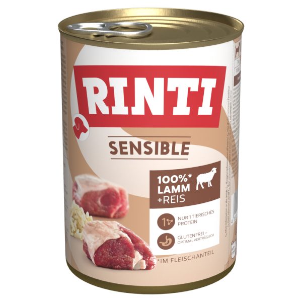 RINTI Sensible 1  x 400 g - Lam & Rijst