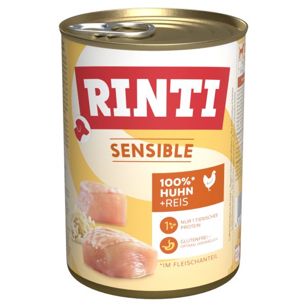 Rinti Sensible 6 x 400 g - Kip & Rijst