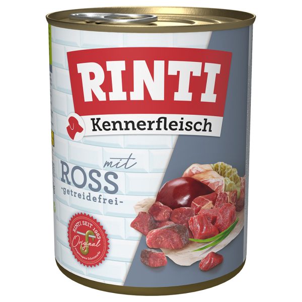 800g RINTI Kennerfleisch met Paard hondenvoer nat