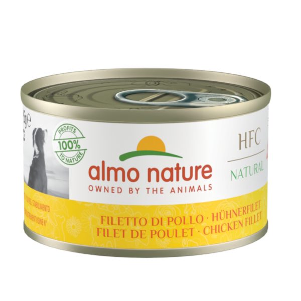 24x95g Kipfilet Almo Nature Classic Hondenvoer