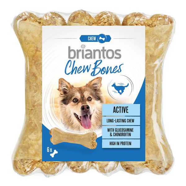 Briantos Chew Bones Active (met Glucosamine & Chondroïtine) - 6 x 12 cm (330 g)