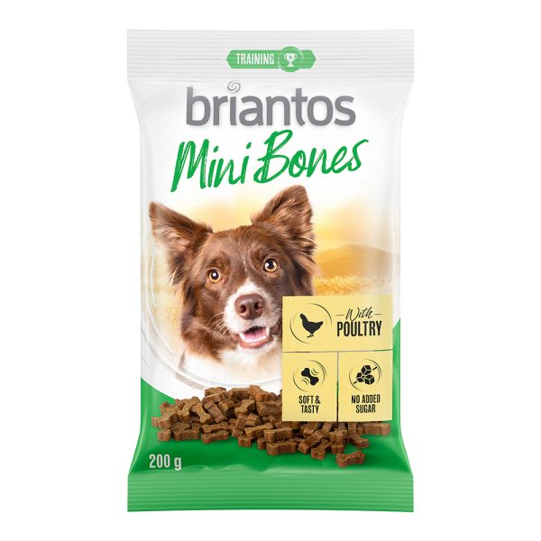 200g Briantos Mini Bones Met Gevogelte Hondensnacks