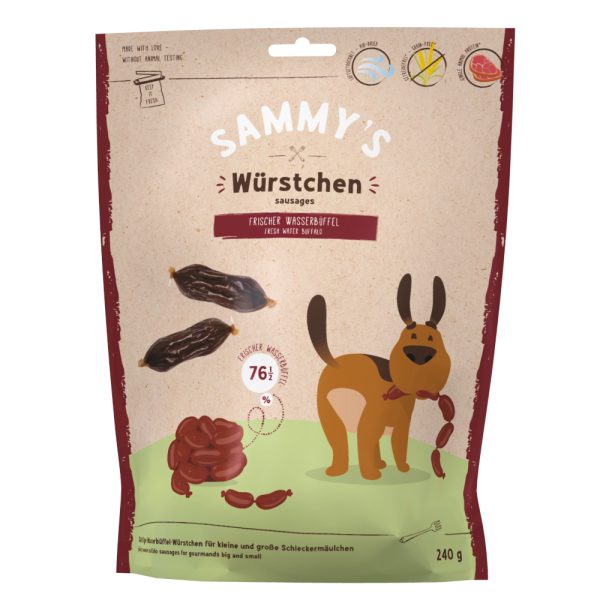 Sammy's Worstjes met Waterbuffel Hondensnack 240g