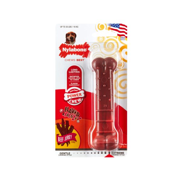 Nylabone Extreme Chew M Hondenspeelgoed Rund Jerky Smaak