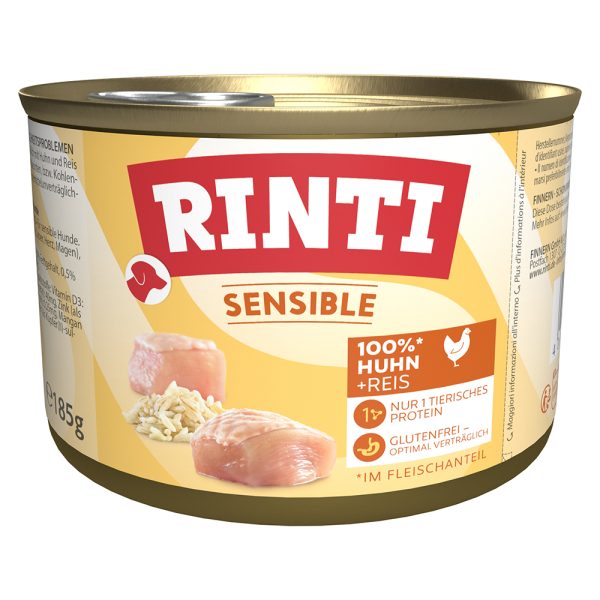 Rinti Sensible Nieuw Zeeland 6 x 185 g - Kip & Rijst