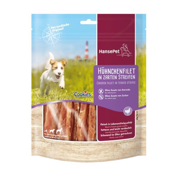 200g Cookies Delicatesse Kip 4 x Filetrepen Hondensnacks