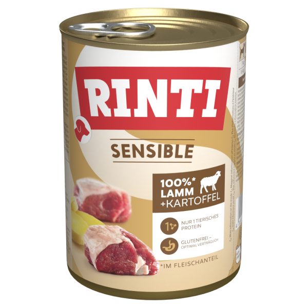 Rinti Sensible 6 x 400 g - Lam & Aardappelen