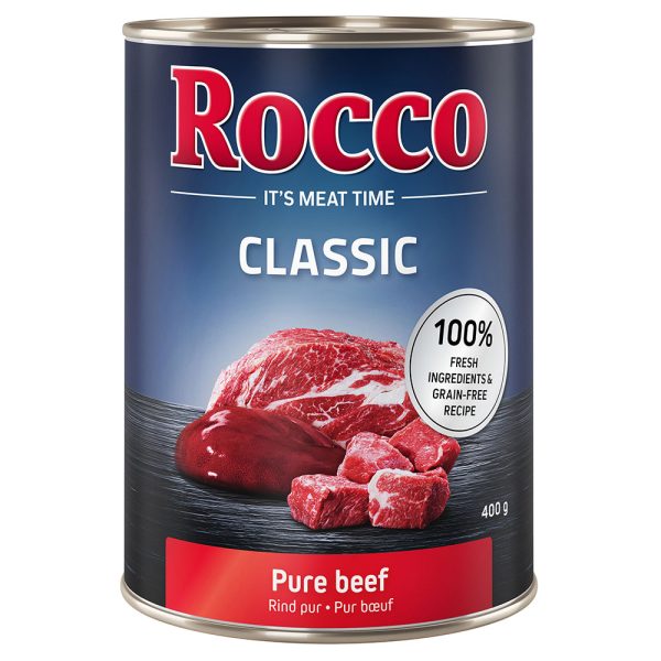 24x400g Rund Puur Rocco Classic Hondenvoer