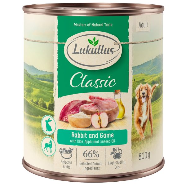 24x800g Variant X Adult Konijn & Wild Lukullus Hondenvoer