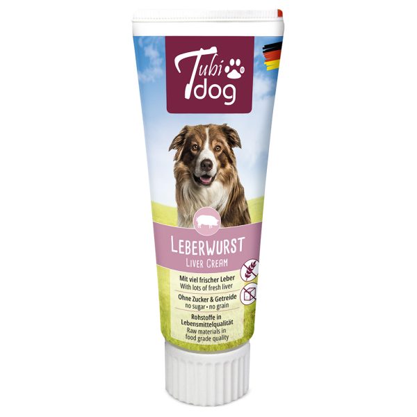 75g Tubidog Leverworstpastei in een Tube Hondensnacks