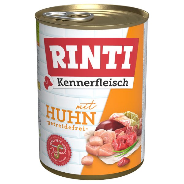 1x400g "Kennerfleisch" Kip RINTI Hondenvoer