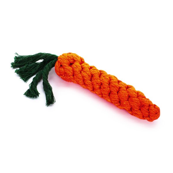 TIAKI Hondenspeelgoed Wortel - Ø 3,5 x L 22 cm