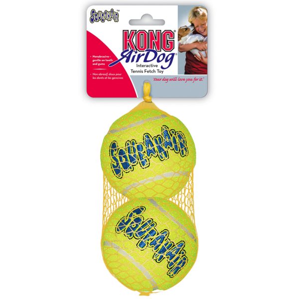 Kong Tennisballen met Pieper L: 2 stuks (Ø 8cm)