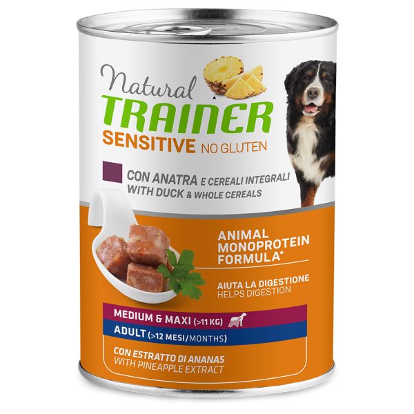 6x400g Eend & Volkoren Gevoelig Geen Gluten Natuurlijk Trainer