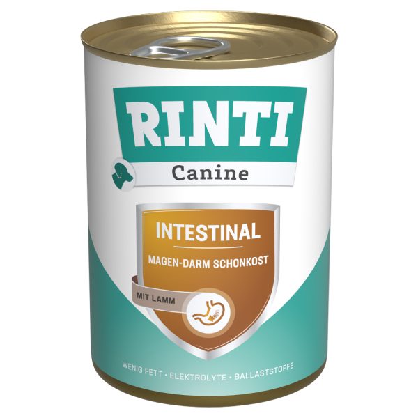 24x400g RINTI Canine Intestinal met Lam hondenvoer nat