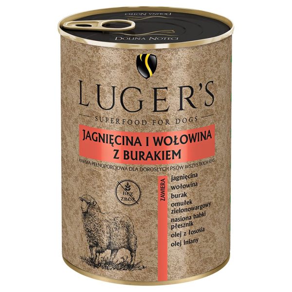 Luger's, natvoer, 12 x 400 g, nat hondenvoer