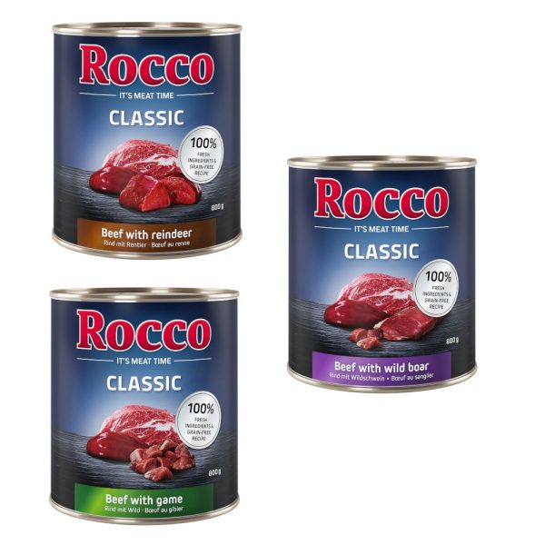 6x800g Wild-Mix Rocco Classic Hondenvoer