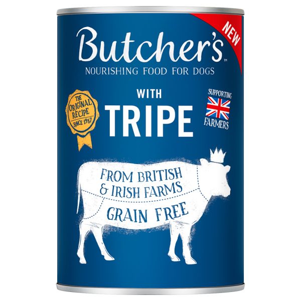 48x 400g Butcher's Original Graanvrije Paté met Pens Hondenvoer Nat
