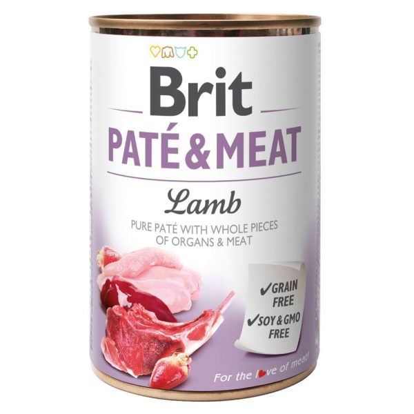 Brit Paté & Meat  - Lam ( 1 x 400 g)