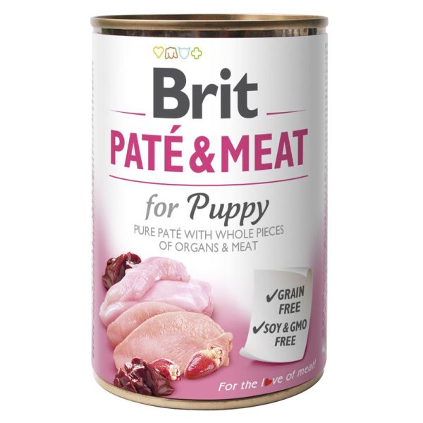 Brit Paté & Meat  - Puppy (12 x 400 g)