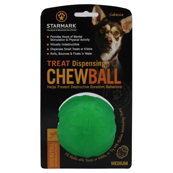Starmark Treat Dispensing Chew Ball Maat ca.Ø7cm Hond