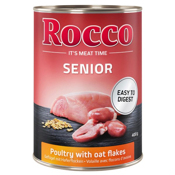 24x400g Senior Gevogelte & Havervlokken Rocco Hondenvoer