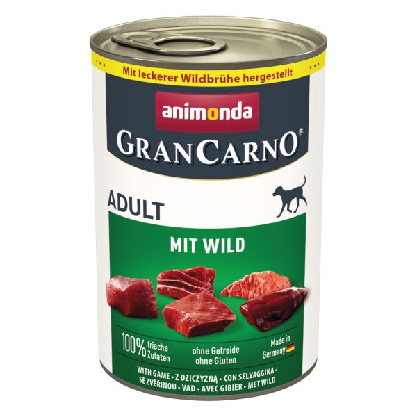 animonda GranCarno Original 12/24 x 400 g - Wild 12x400g