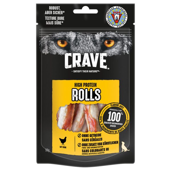 Crave High Protein Rolls 50 g Kip