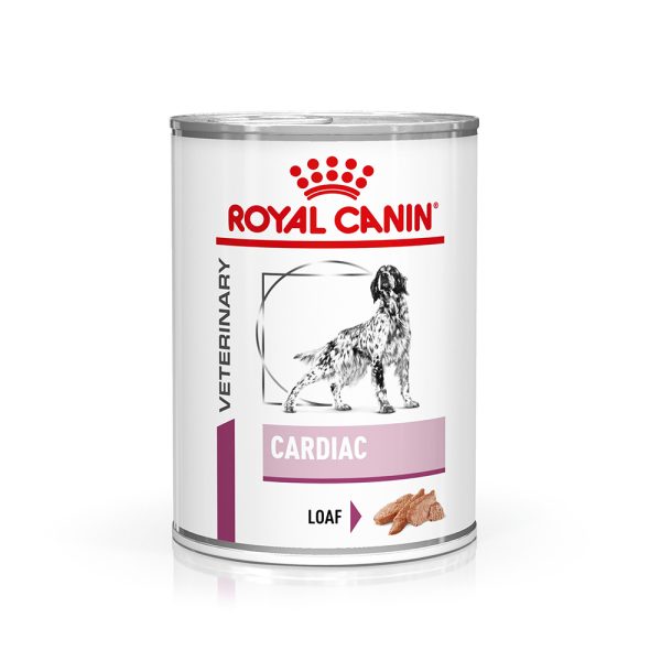 24x 410g Royal Canin Veterinary Canine Cardiac Mousse nat hondenvoer