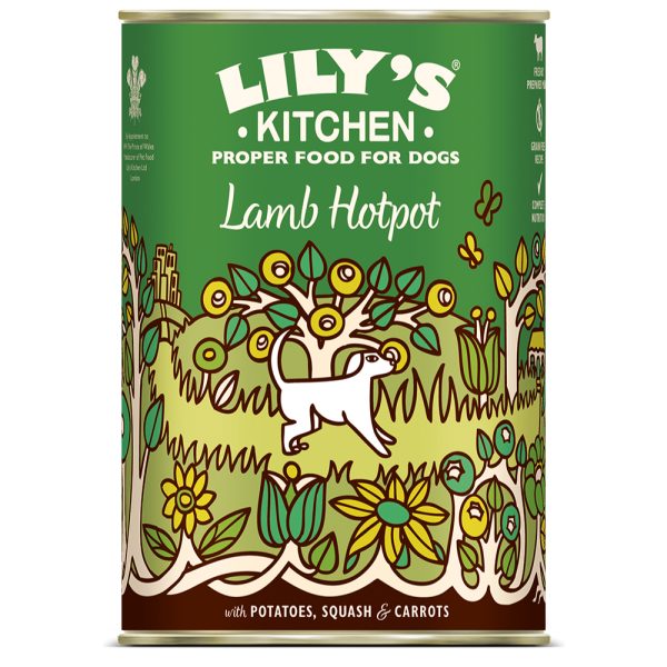 6x400g Lily's Kitchen Dinner voor honden lam met aardappelen, pompoen & wortelen nat hondenvoer