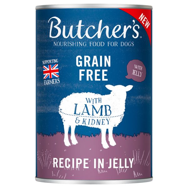 24x 400g Butcher's Original Graanvrij met lam in gelei Hondenvoer