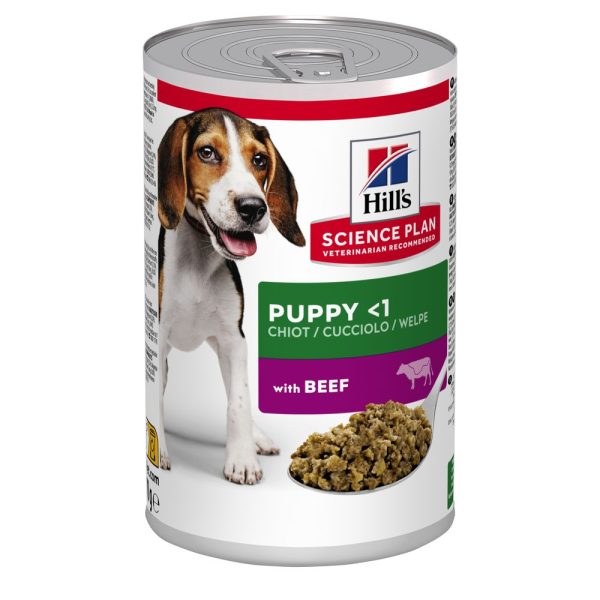 Hill's Science Plan Puppy Hondenvoer - met Rund (12 x 370 g)