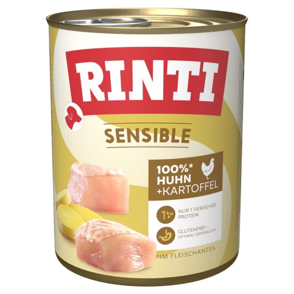 6x800g Rinti Sensible Kip & Aardappel