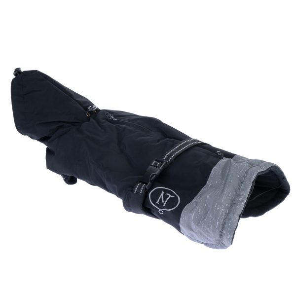 Nomad Tales Bloom hondenjas zwart ca. 40 cm ruglengte hond