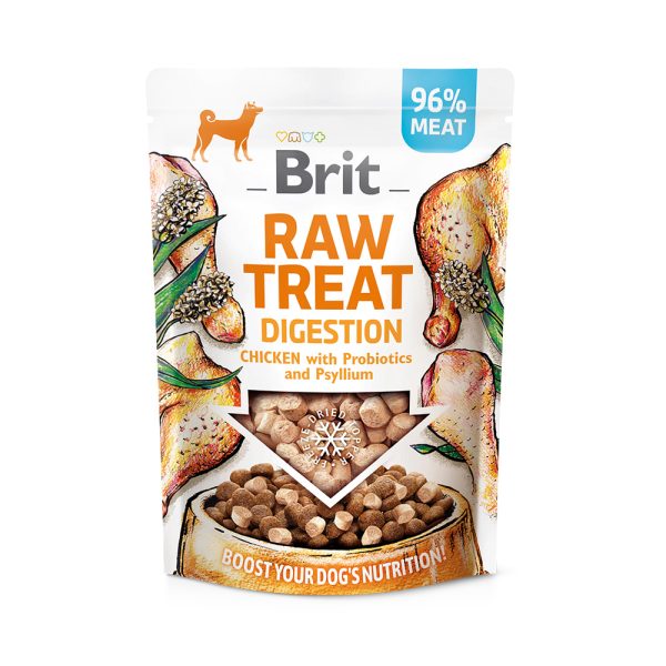 40g Brit Raw Treat Spijsvertering met kip hondensnacks