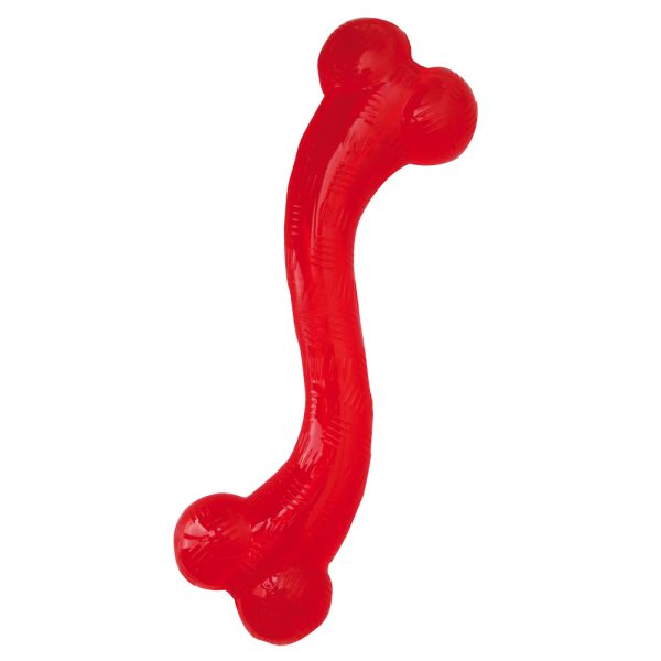 Mighty Mutts Tough Dog Toys Rubber S-Bone 2 stuks