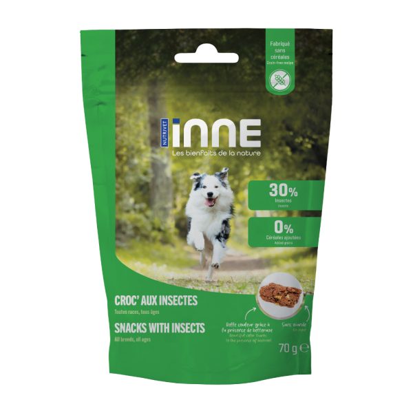 70g Nutrivet Inne Dog Croc met insecten hondensnack