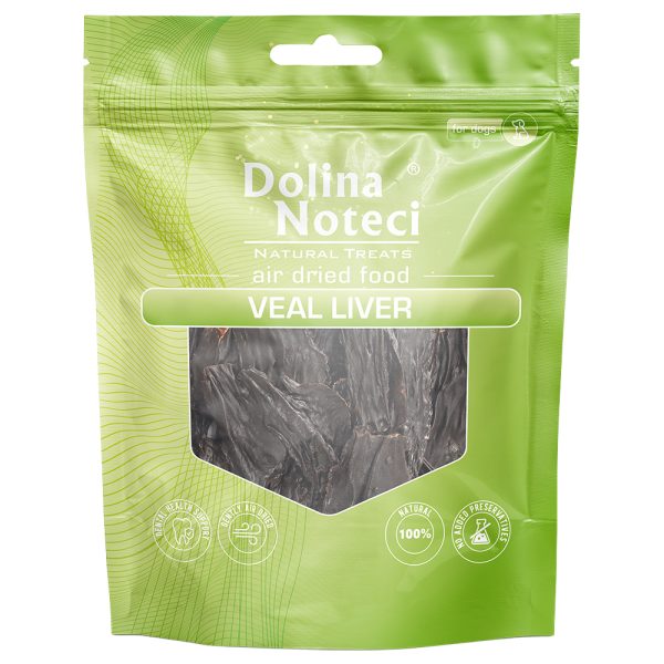 150g Dolina Noteci Dog Natural Treats Kalfslever hondensnacks