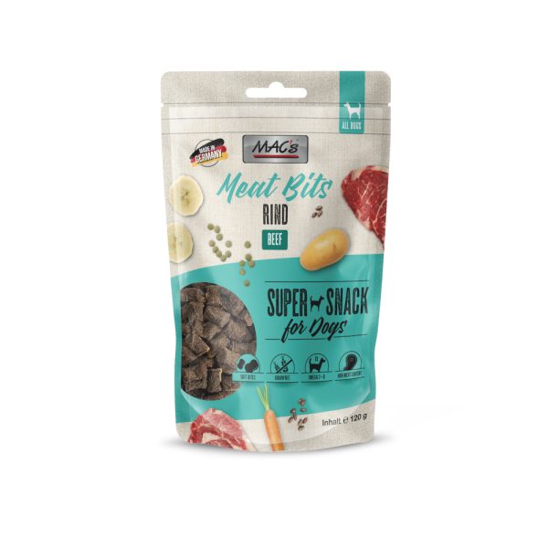 120g MAC´s Dog Meat Bits Runs Hondensnacks
