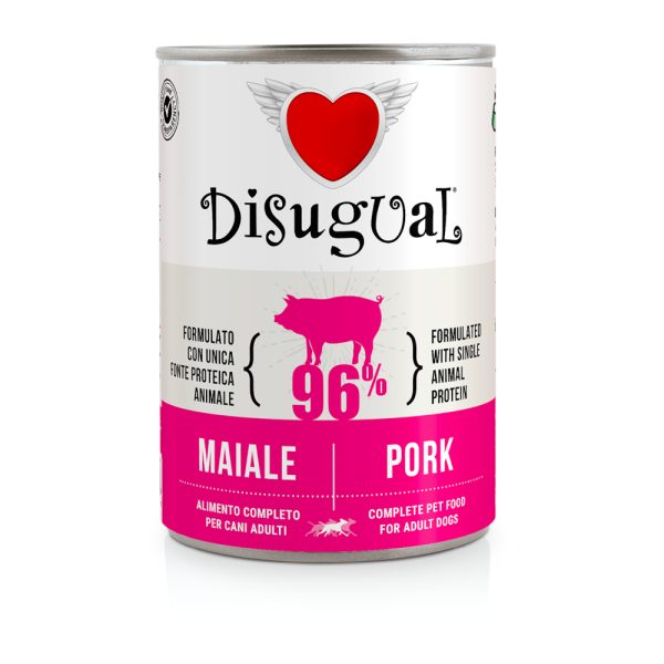 24x400g Disugual Adult nat varkensvoer voor honden