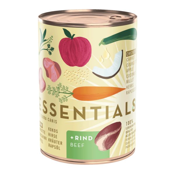 6x385g Terra Canis Essential Rund nat hondenvoer