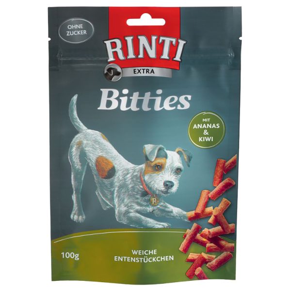 RINTI Extra Bitties 100 g - Eend met Ananas & Kiwi