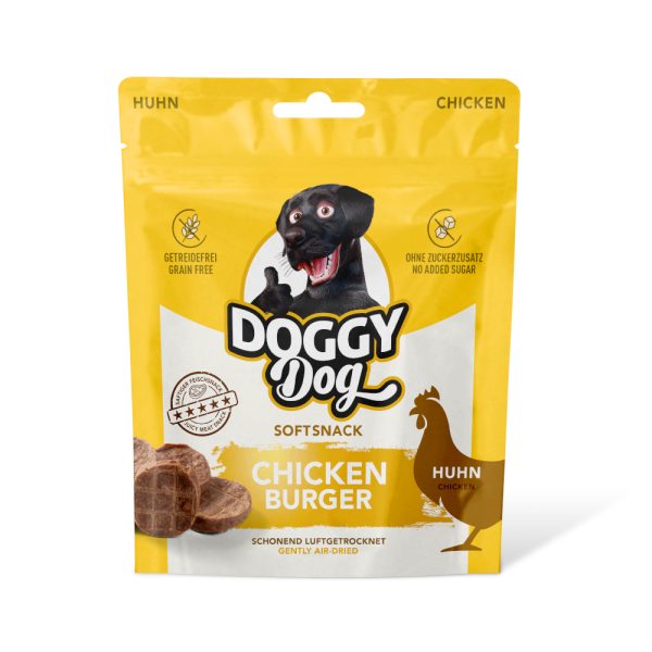 70 g DOGGY Dog Softsnack Kip Burger hondensnacks